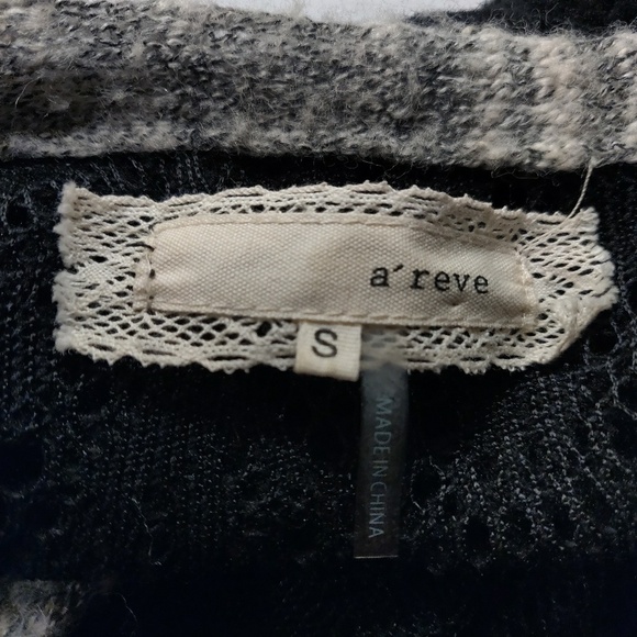 A'REVE ANTHRO BOHO LACE CARTIGAN SZ SMALL - Picture 5 of 7